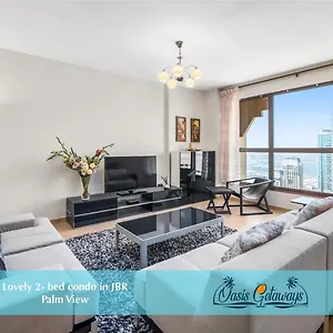 Lovely 2-bed In Jbr - 5 Mins From - Palm View! شقة